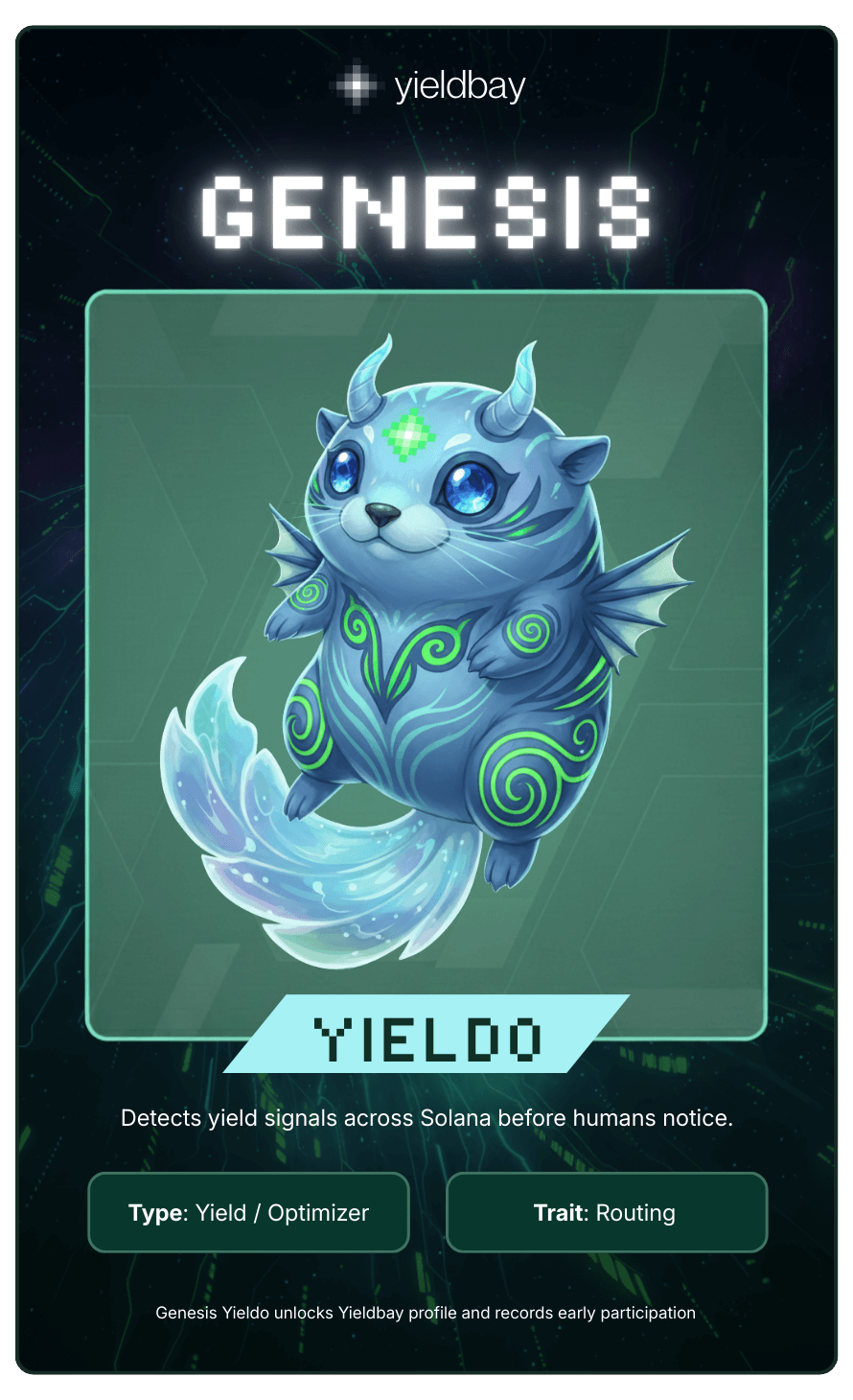 Genesis Yieldo collection artwork