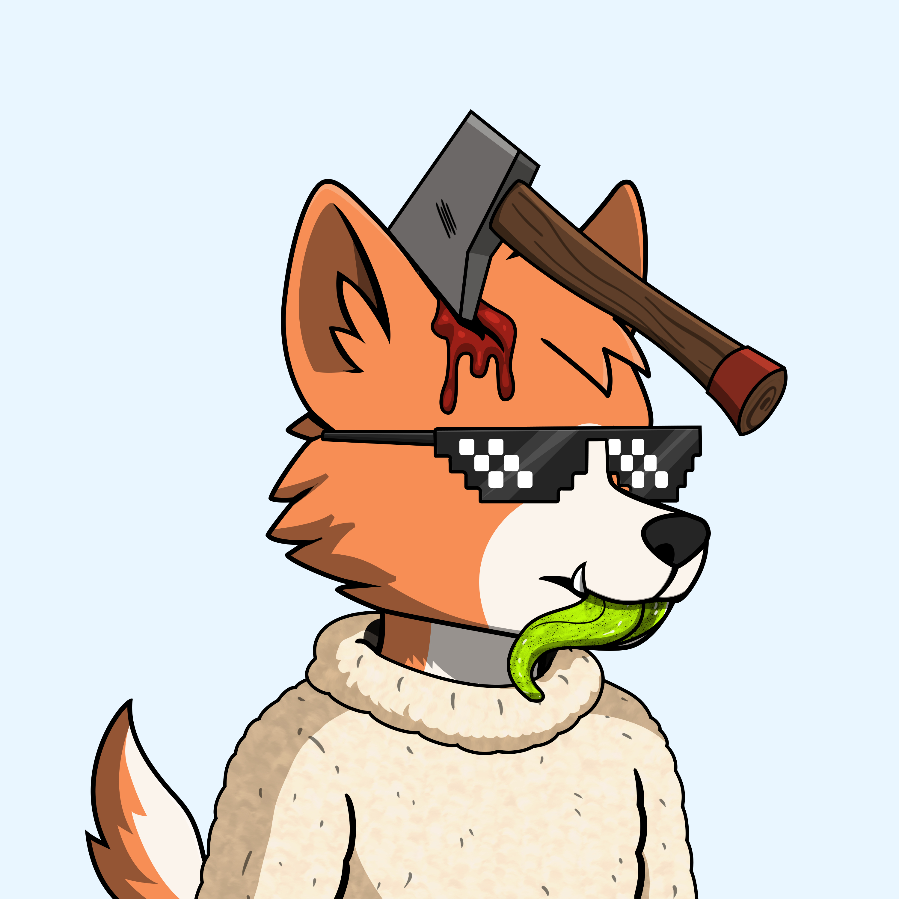 Apex Wolf #367 NFT artwork