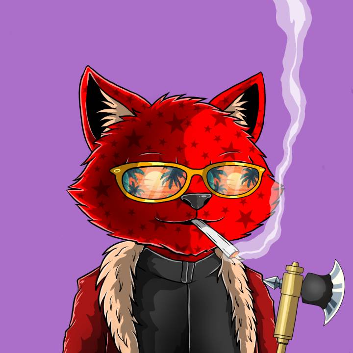 WallowCats #308 NFT artwork