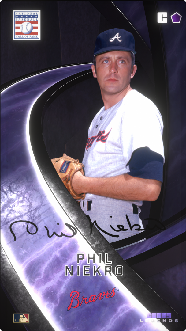 Phil Niekro (7/50) NFT artwork