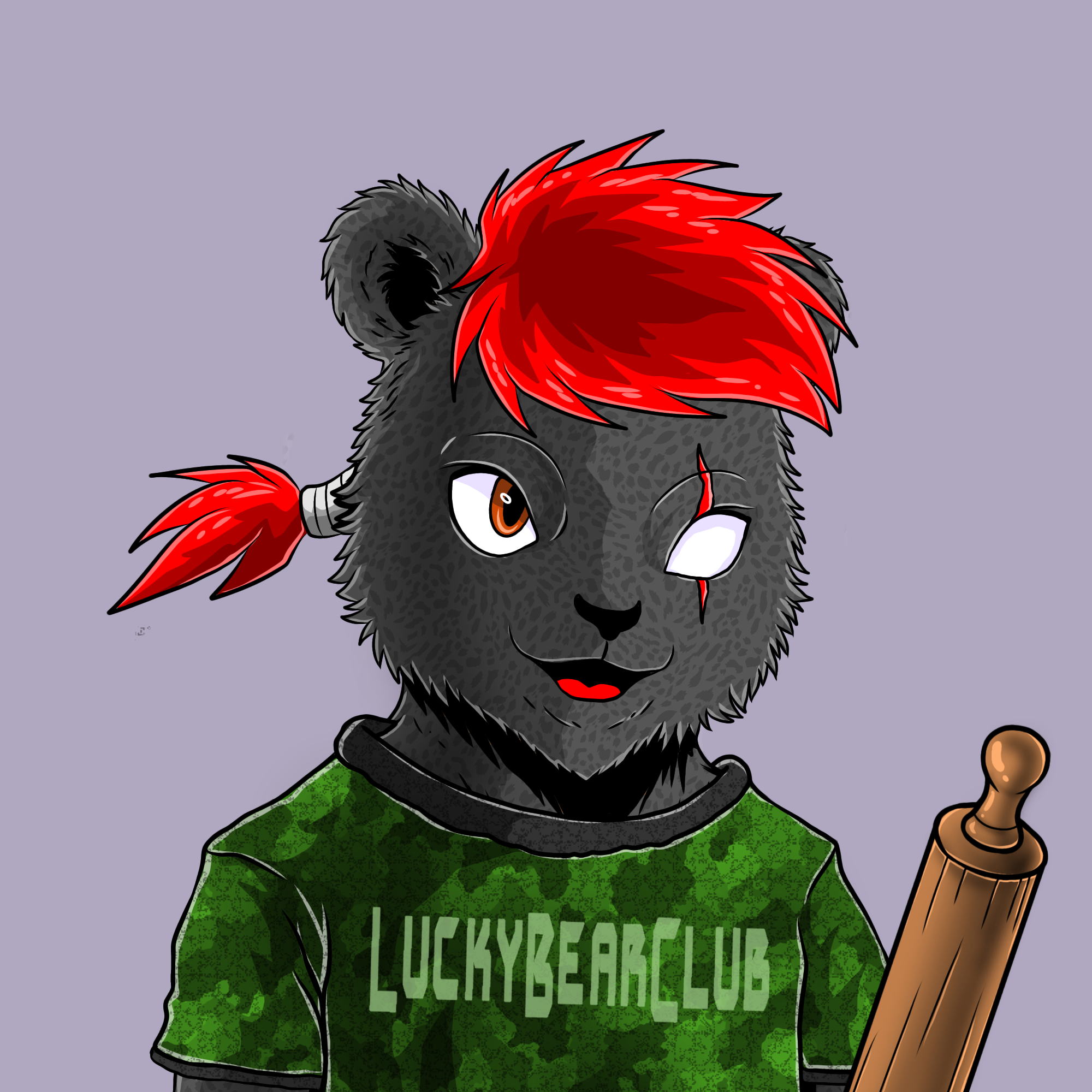 Lucky Bear Club #1790 NFT artwork