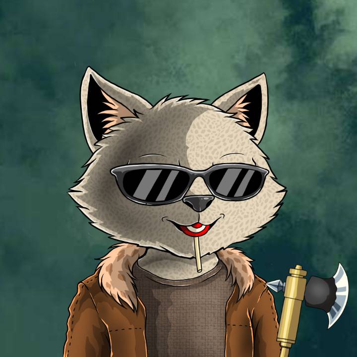 WallowCats #232 NFT artwork