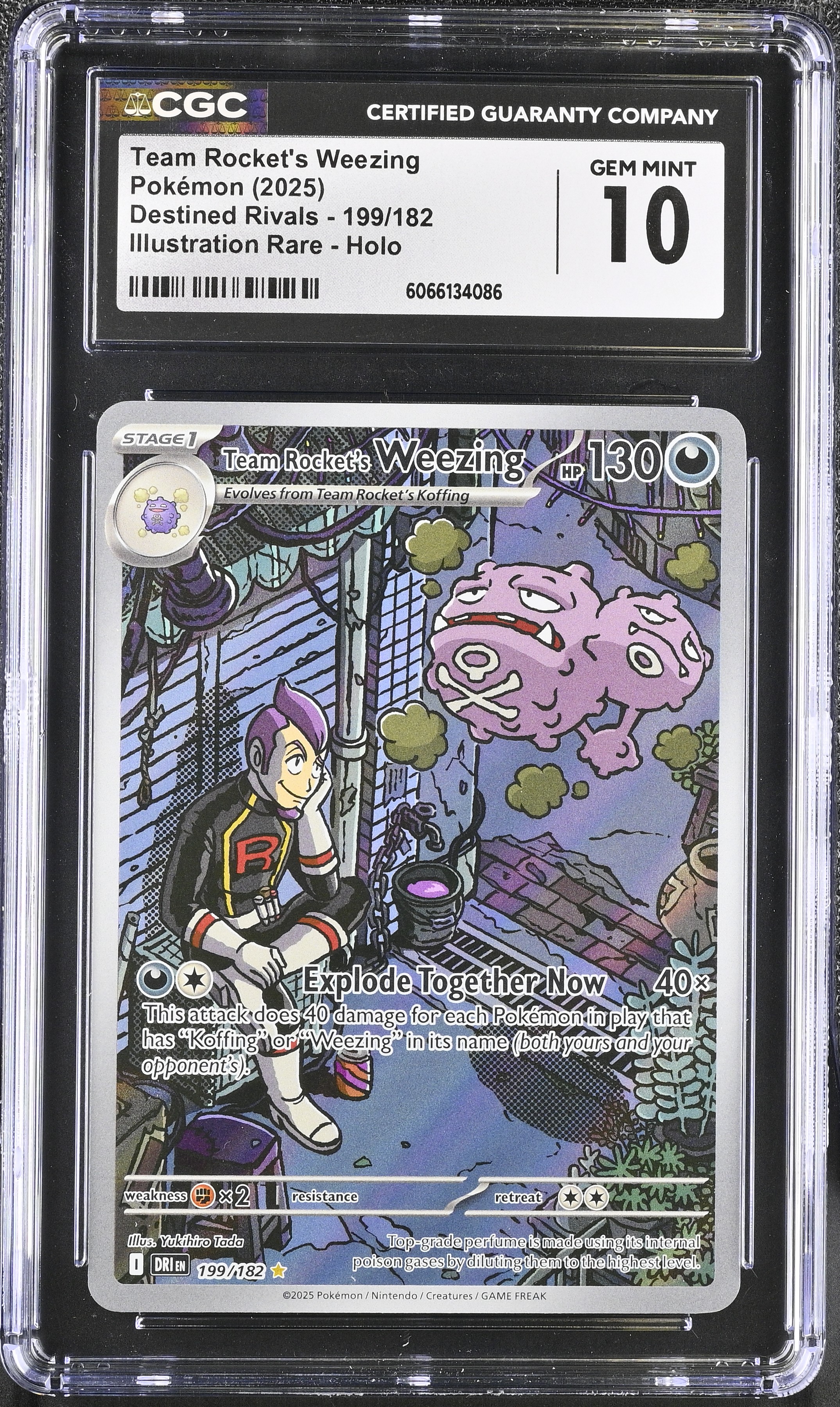 2025 #199 Team Rocket's Weezing NFT artwork