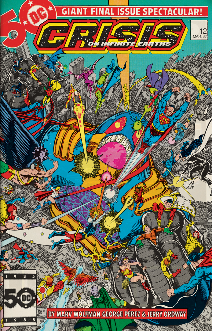 Crisis on Infinite Earths 1920 NFT artwork