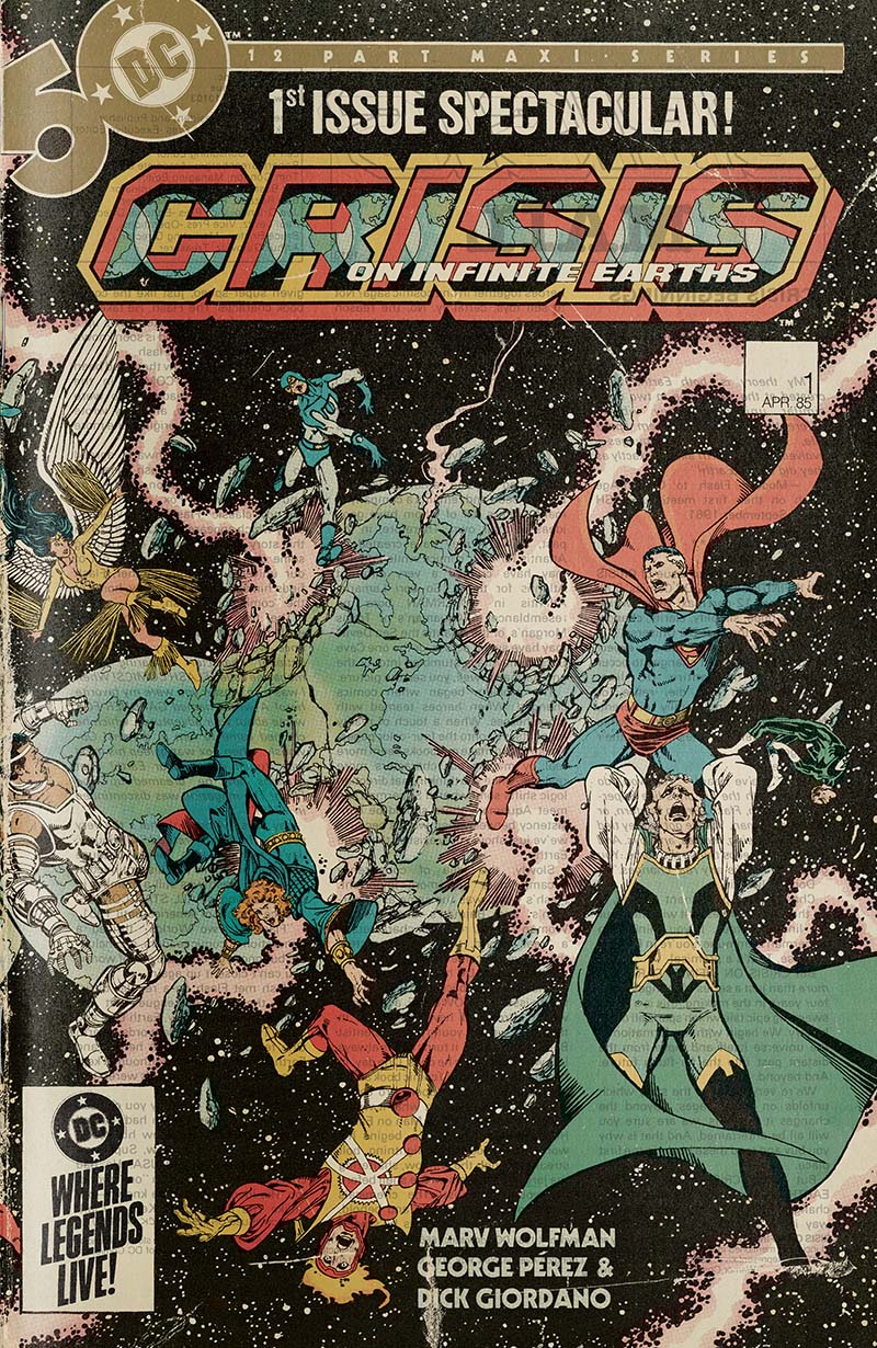 Crisis on Infinite Earths 1 876 NFT artwork
