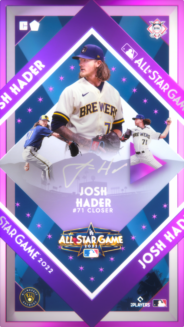 Josh Hader (15/25) NFT artwork