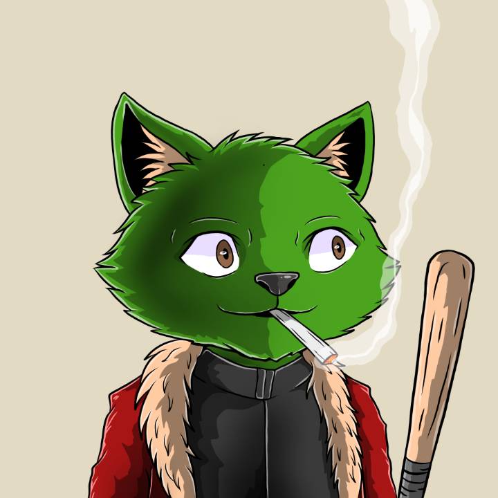 WallowCats #219 NFT artwork