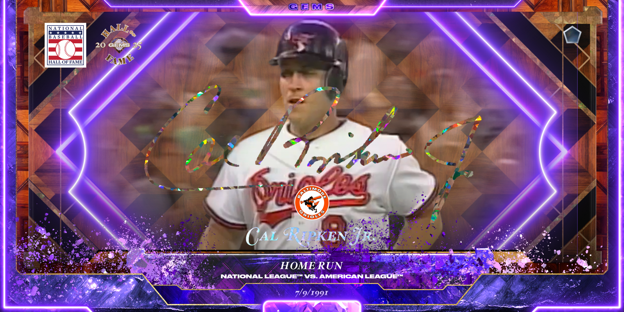 Cal Ripken Jr. - Home Run 24 NFT artwork