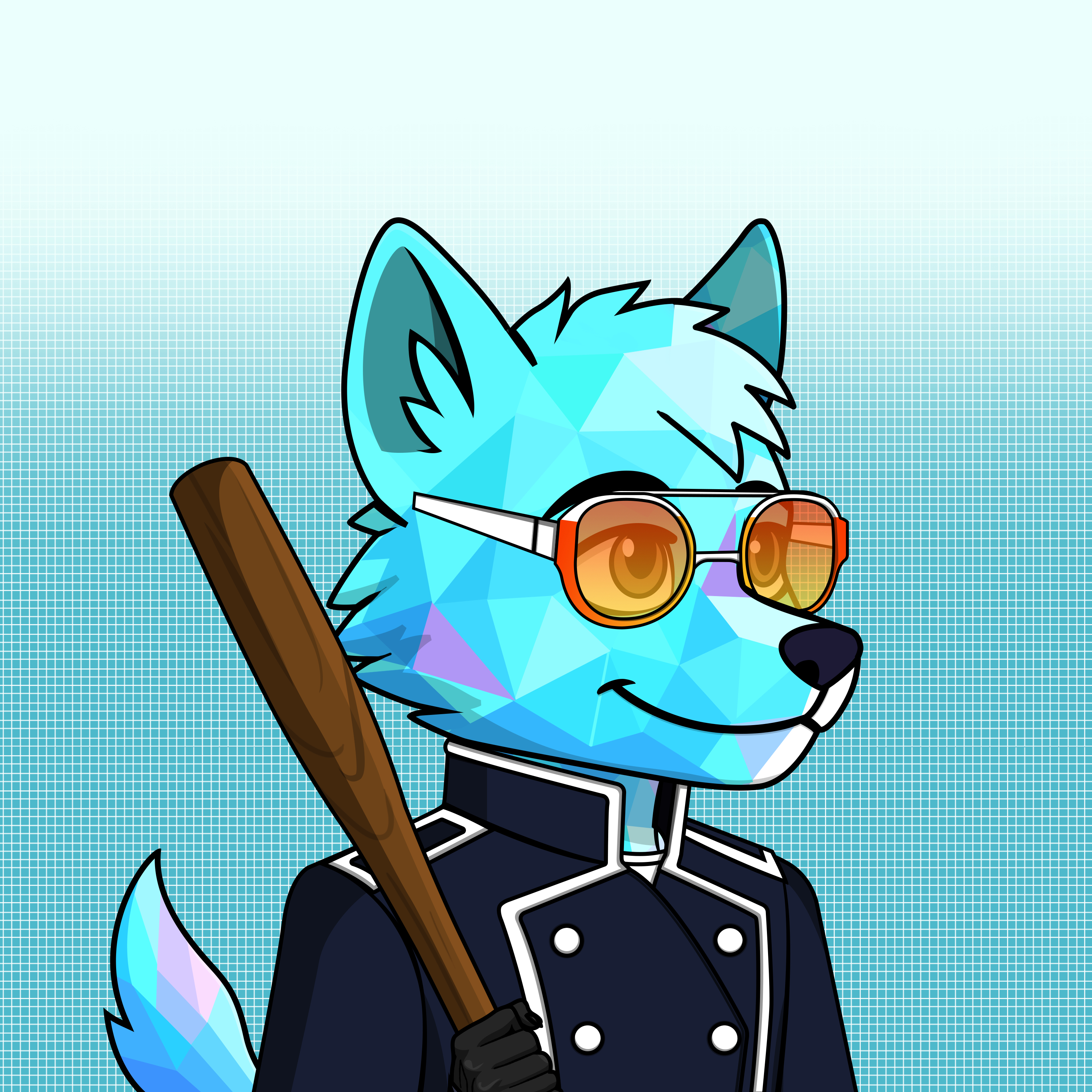 Apex Wolf #1704 NFT artwork