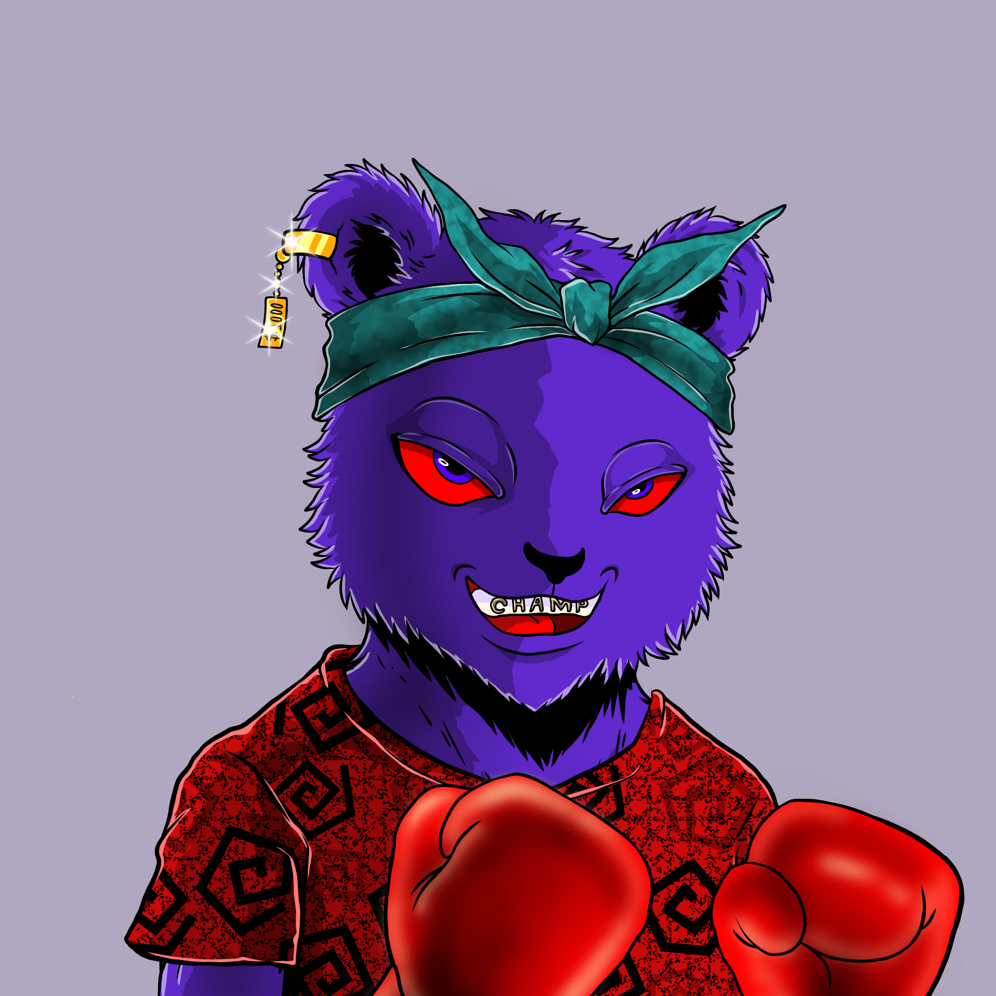 Lucky Bear Club #2458 NFT artwork
