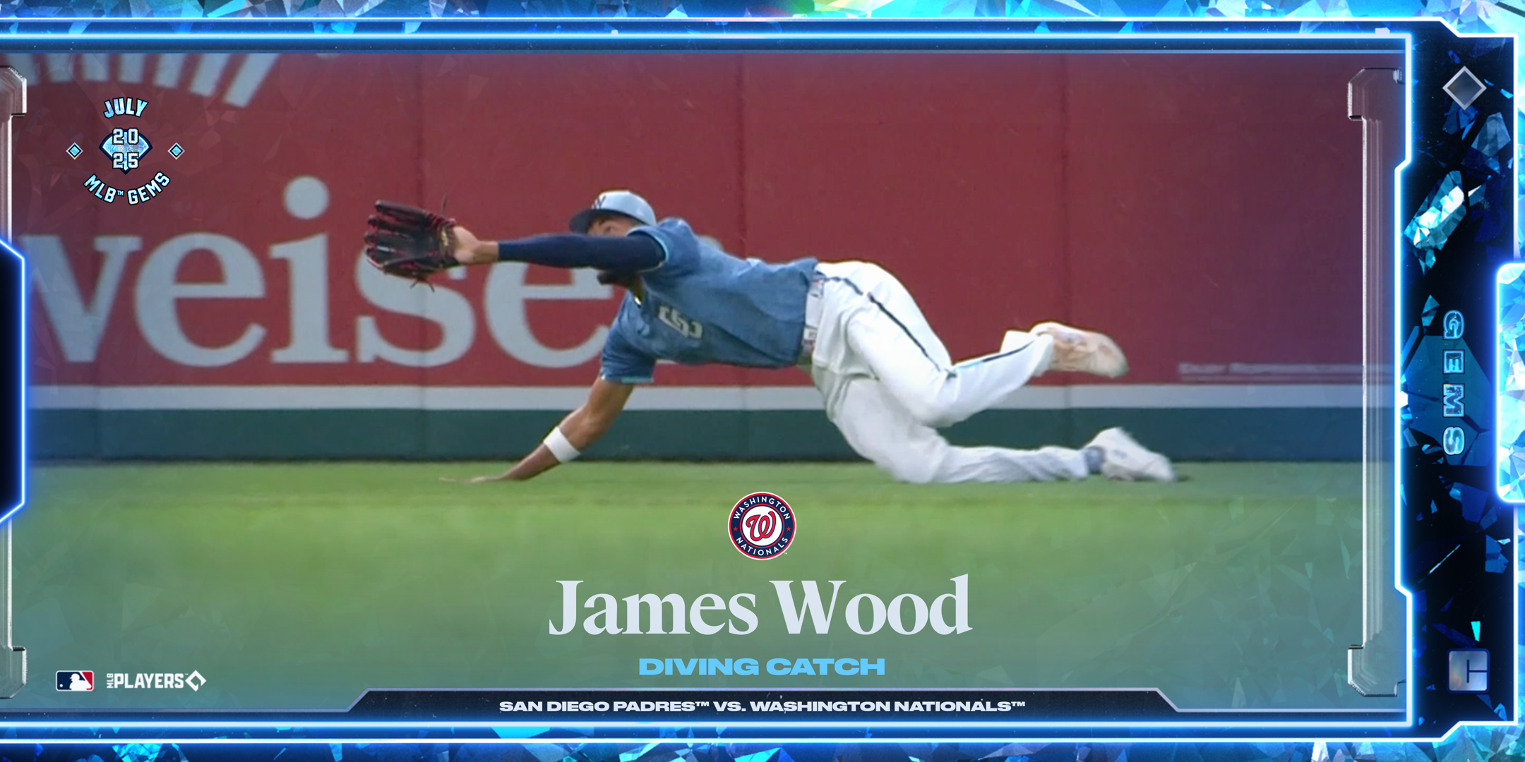 James Wood - Diving Catch 72 NFT artwork