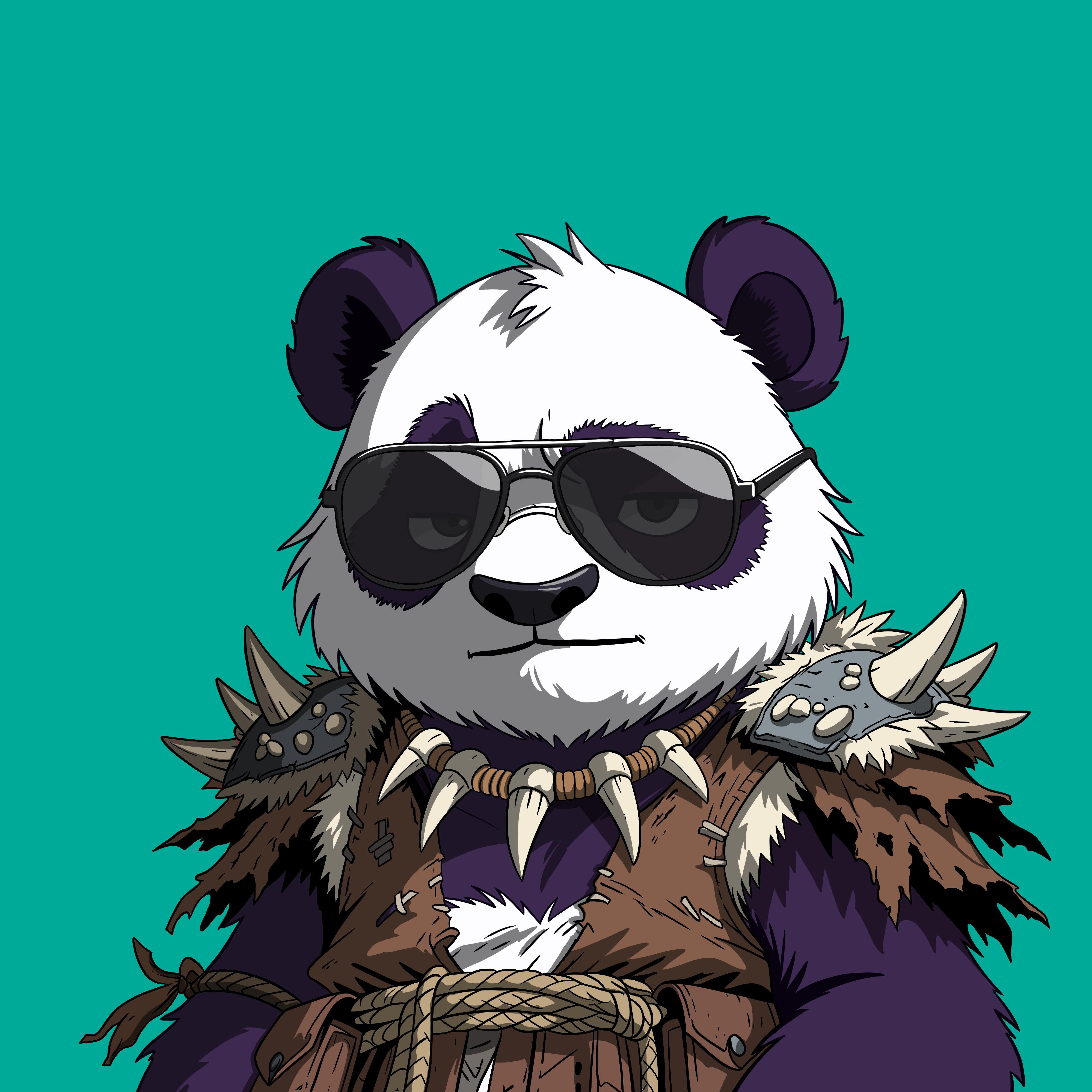 Pandas On Sol #750 NFT artwork