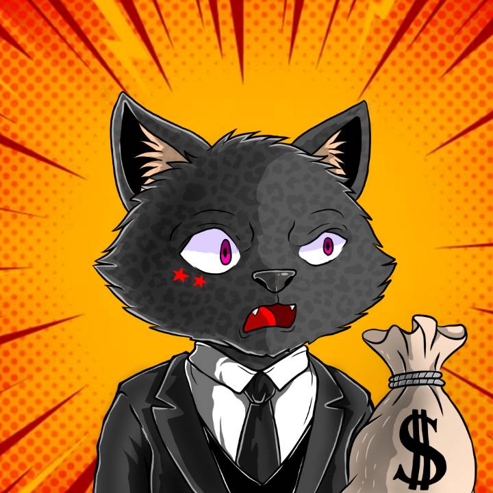 WallowCats #21 NFT artwork