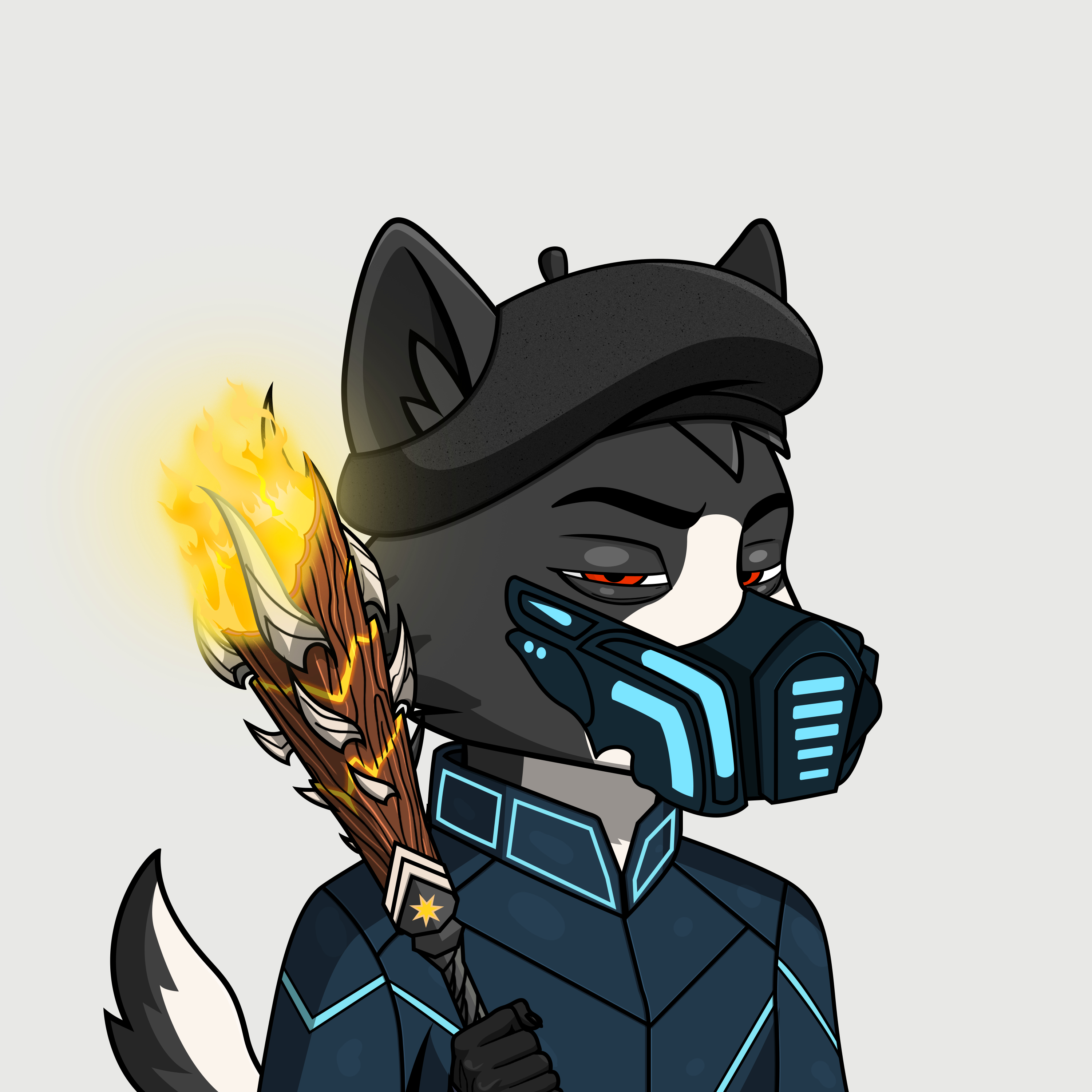 Apex Wolf #1530 NFT artwork