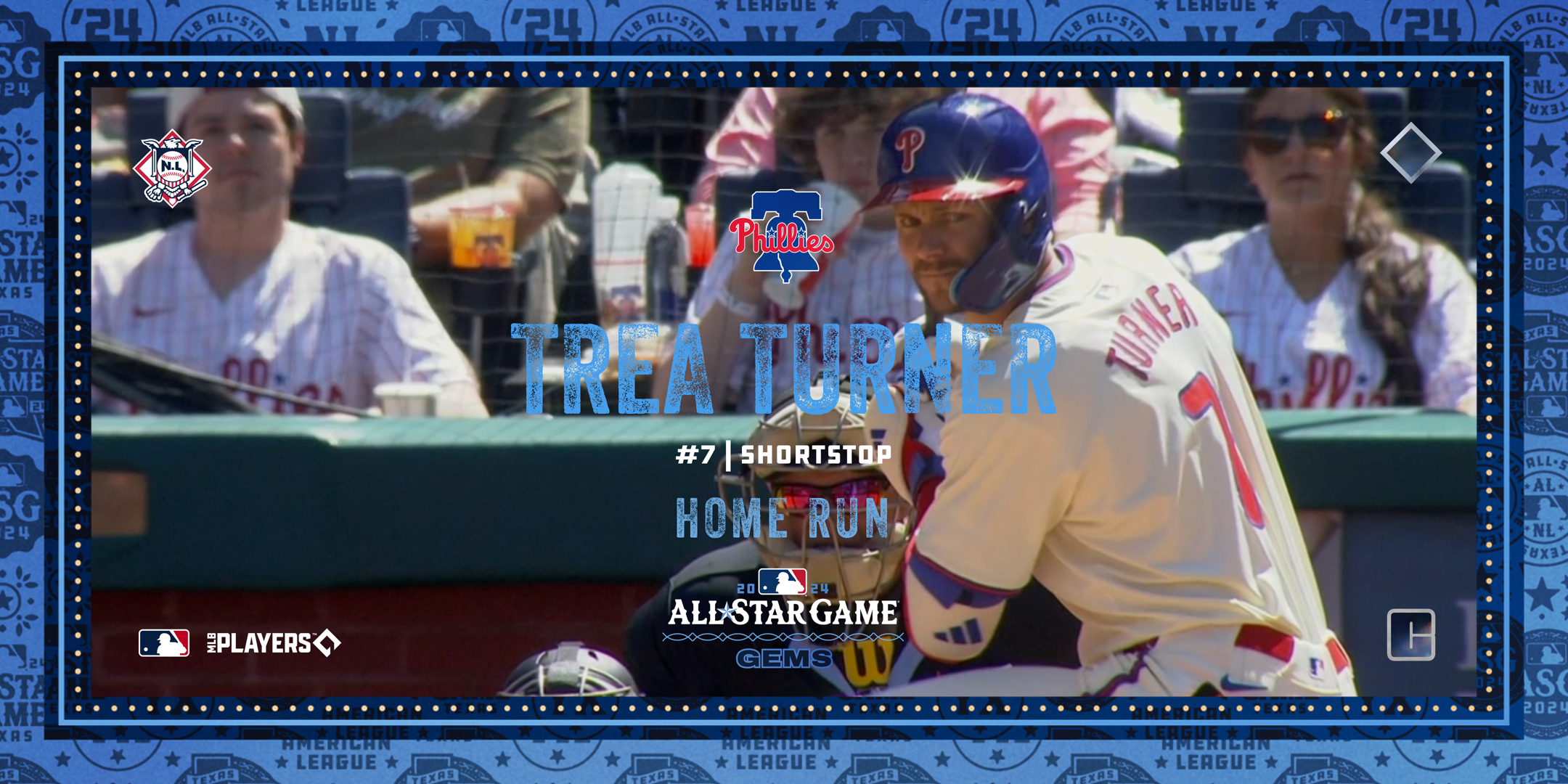 Trea Turner - Home Run (80/100) NFT artwork
