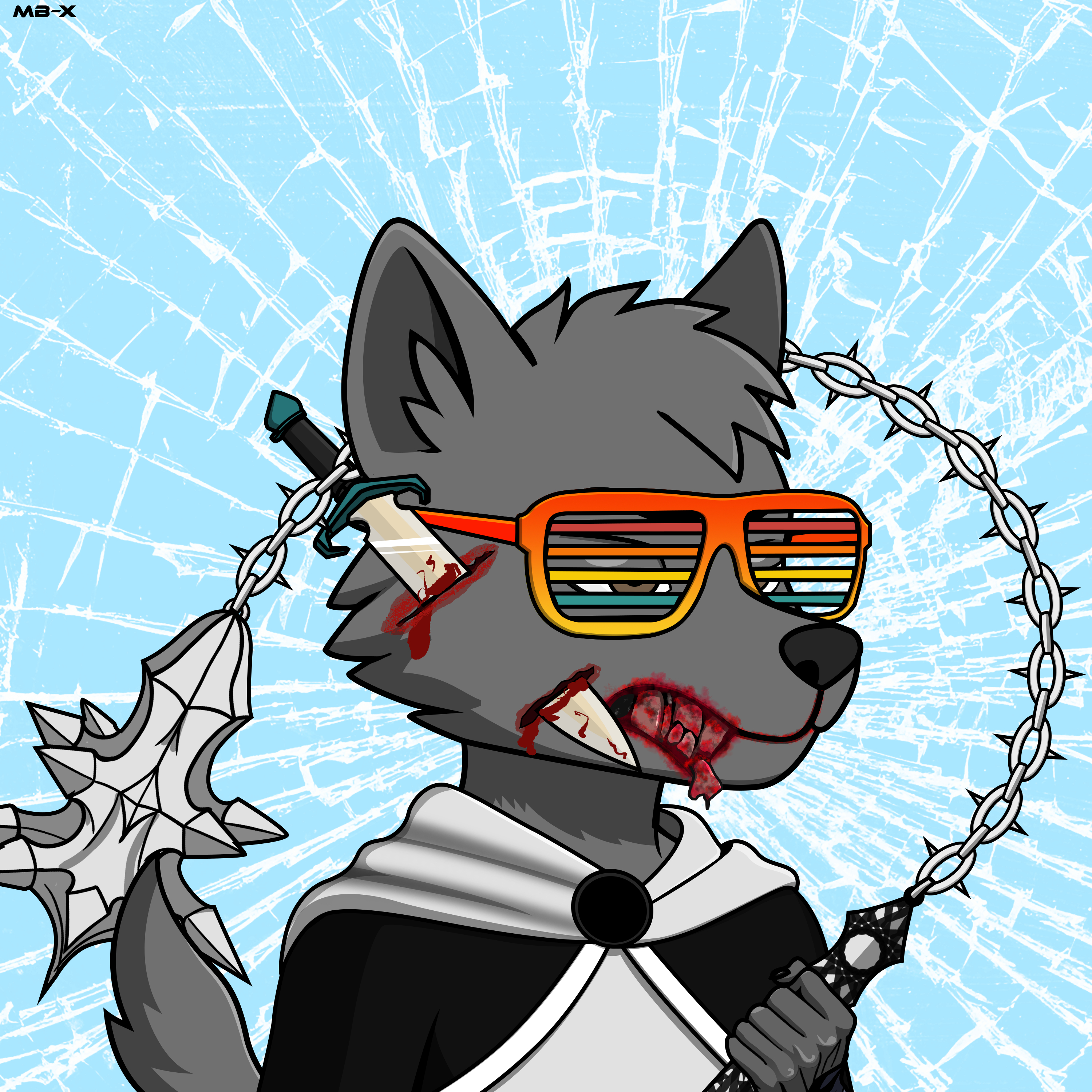 Apex Wolf #2846 NFT artwork