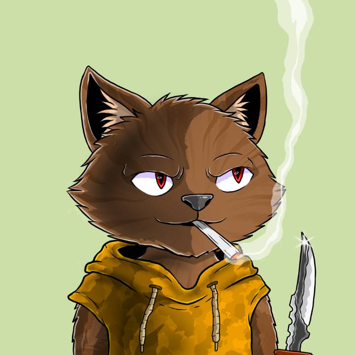 WallowCats #194 NFT artwork