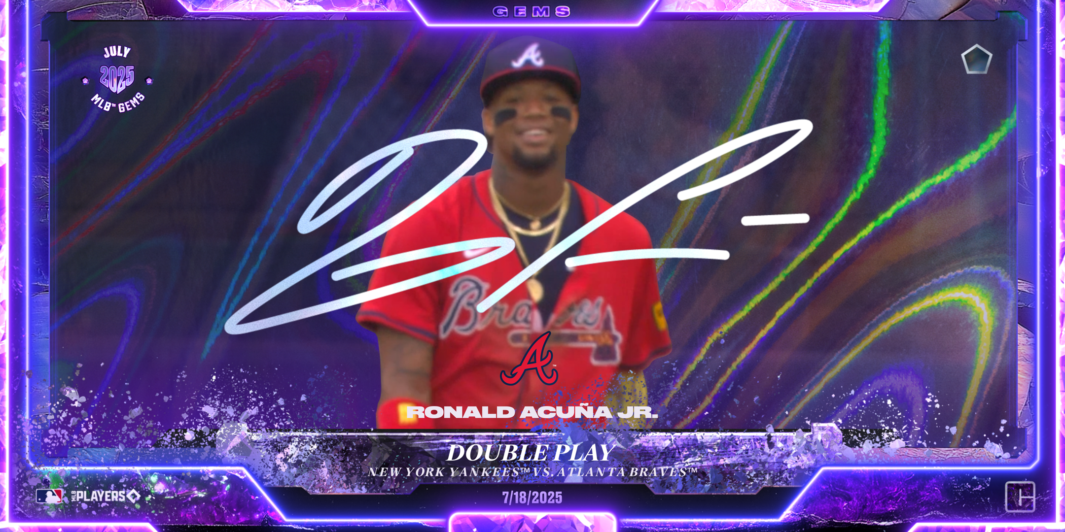 Ronald Acua Jr Double Play 21 NFT artwork