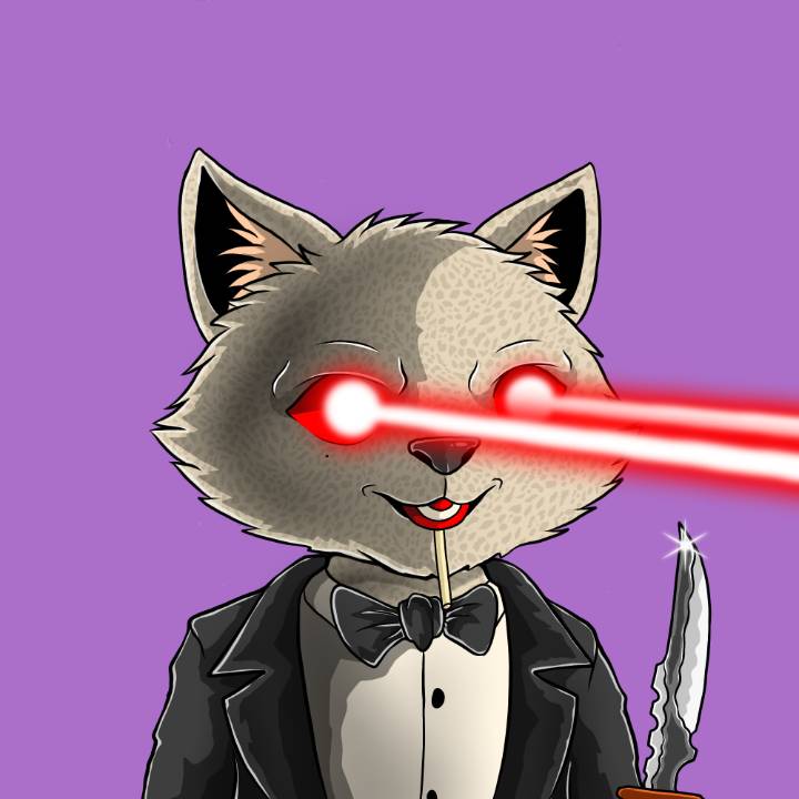 WallowCats #102 NFT artwork