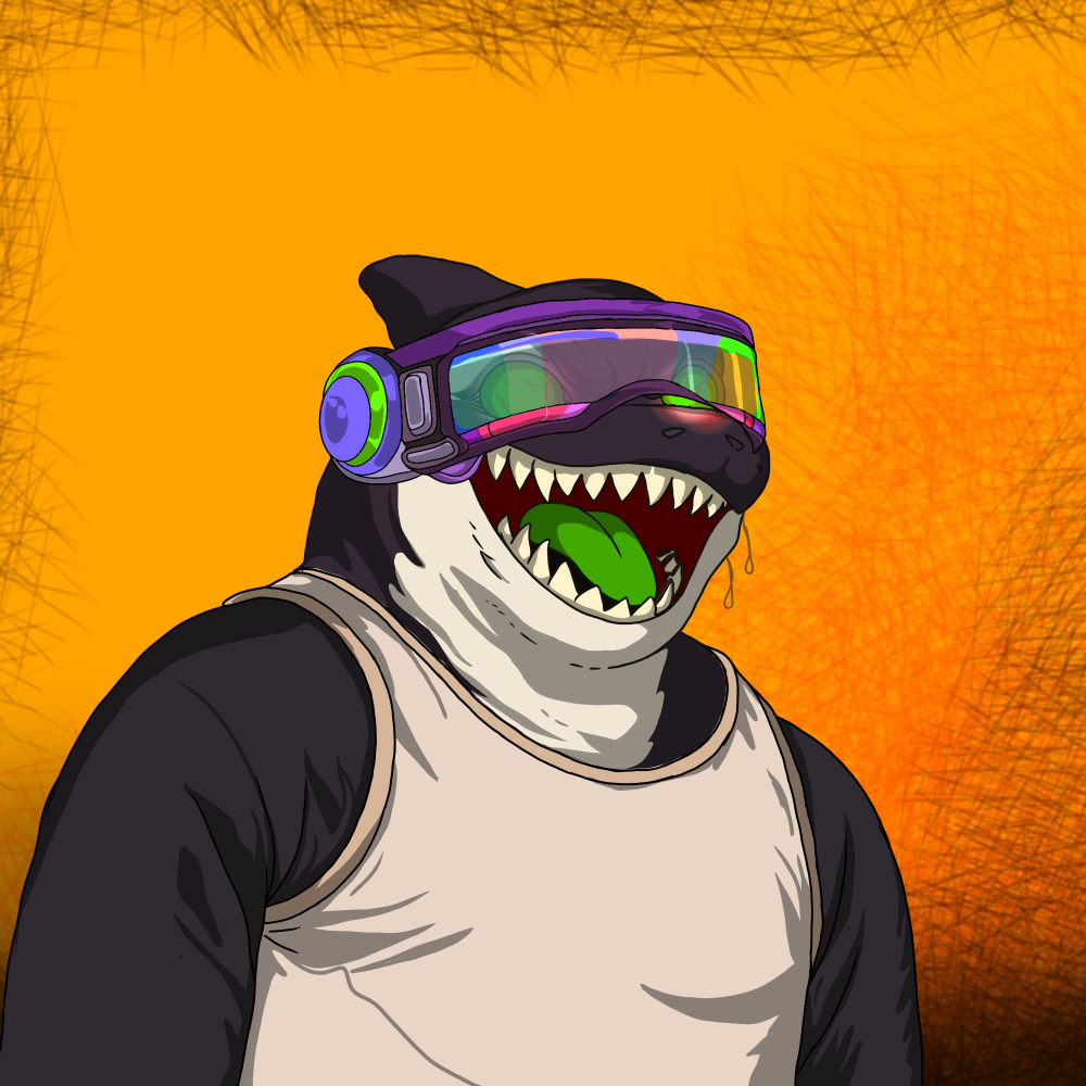 CRAZY ORCAS #85 NFT artwork