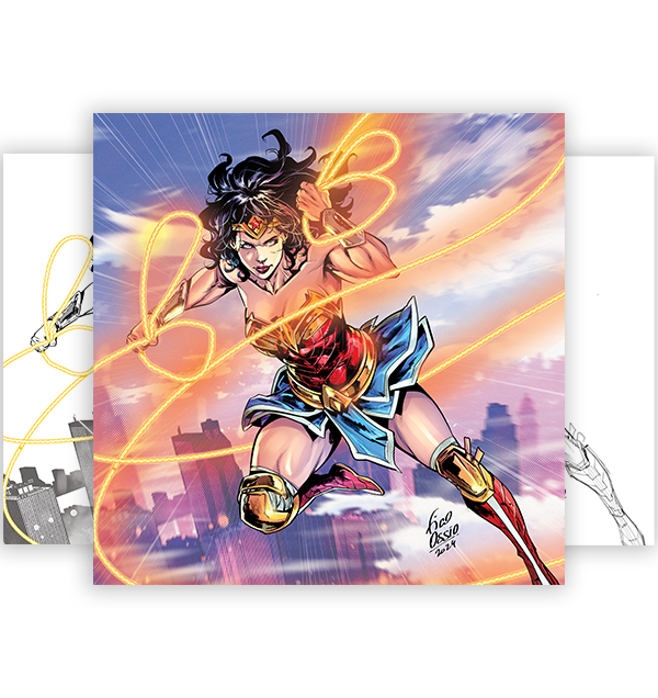 Wonder Woman Justice League 62 NFT artwork