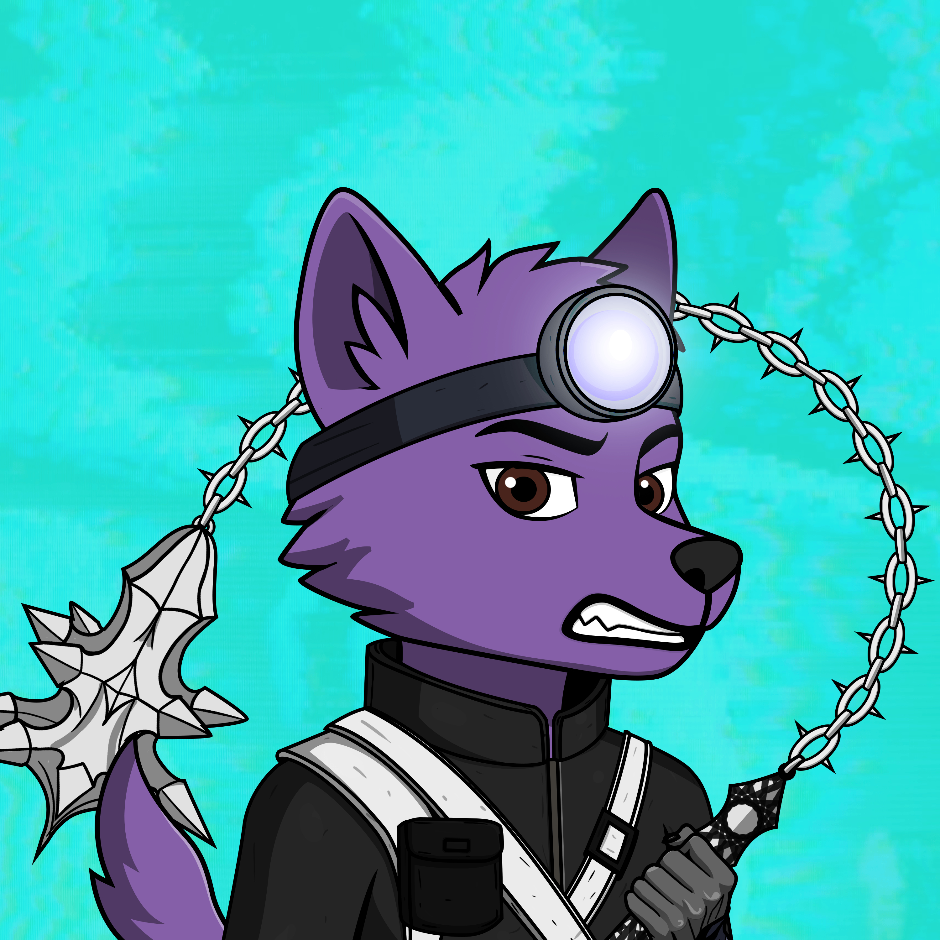 Apex Wolf #2754 NFT artwork