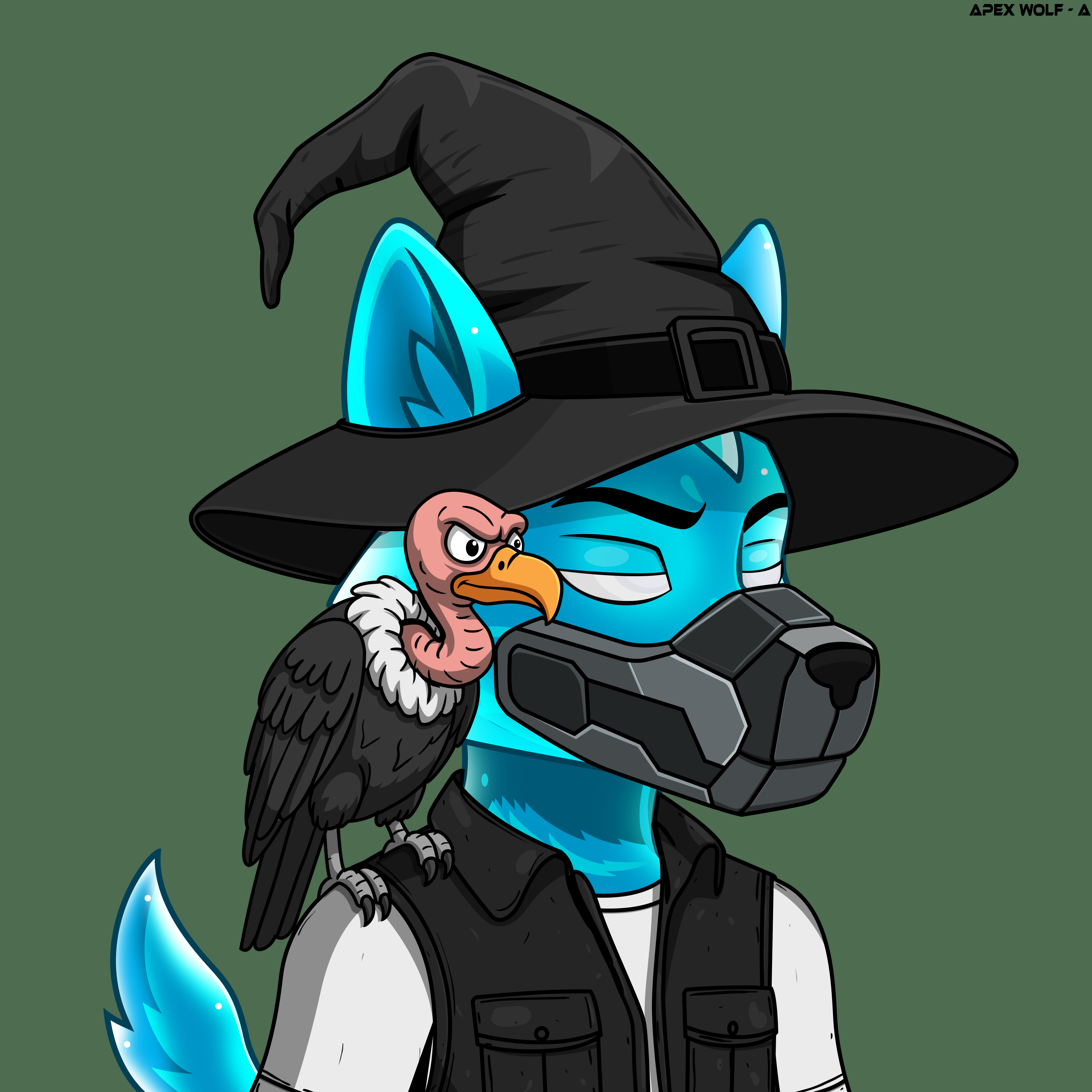 Apex Wolf #161 NFT artwork
