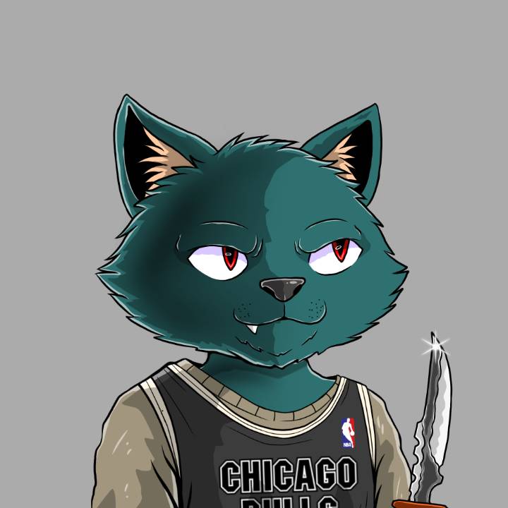 WallowCats #16 NFT artwork