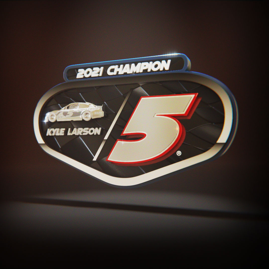 Kyle Larson 21 Champion Core 76 NFT artwork