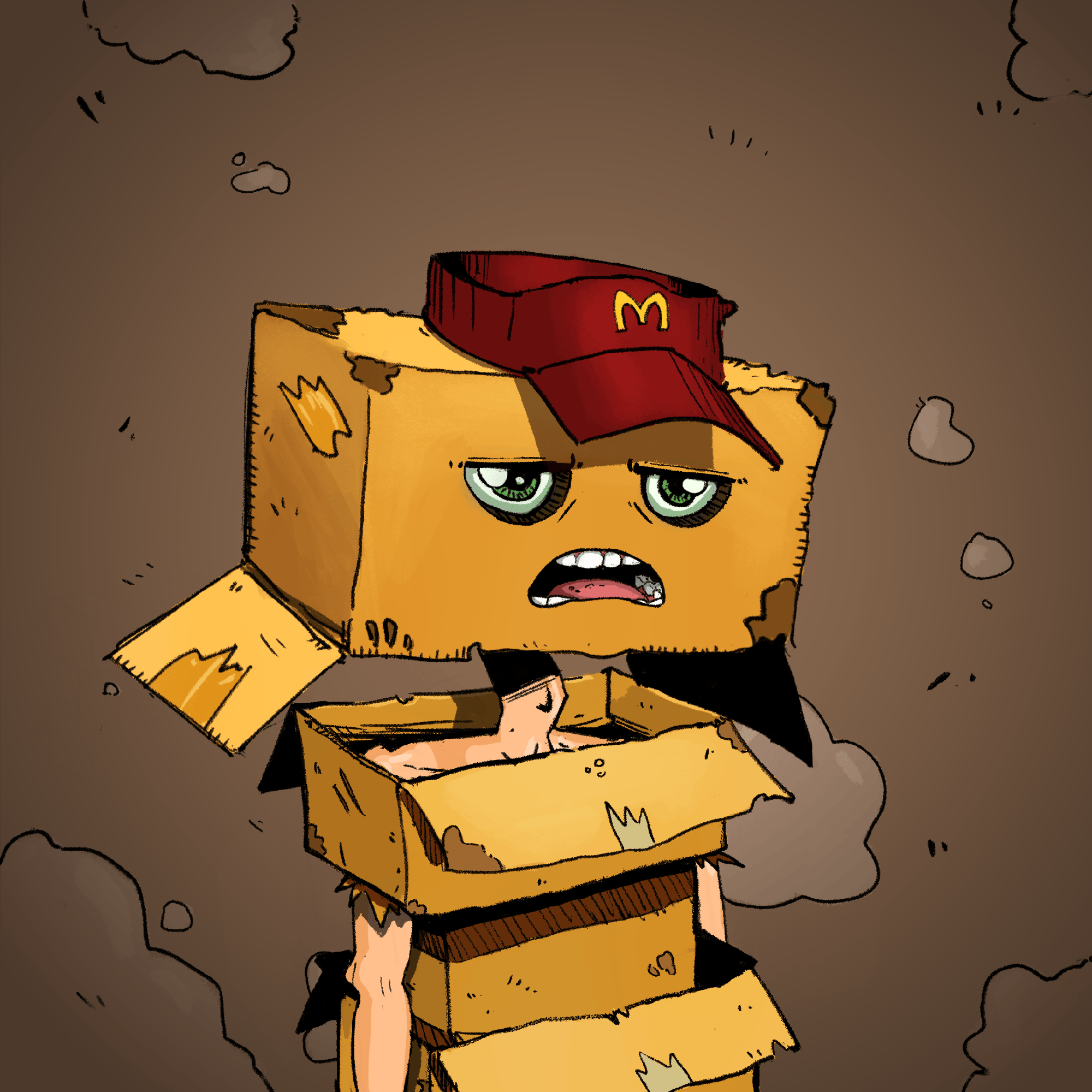 Cardboard Citizens #2827 NFT artwork