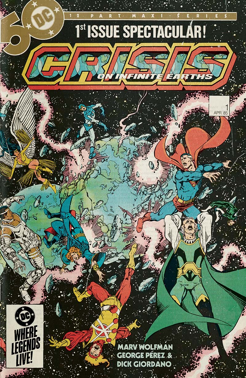 Crisis on Infinite Earths 1 206 NFT artwork