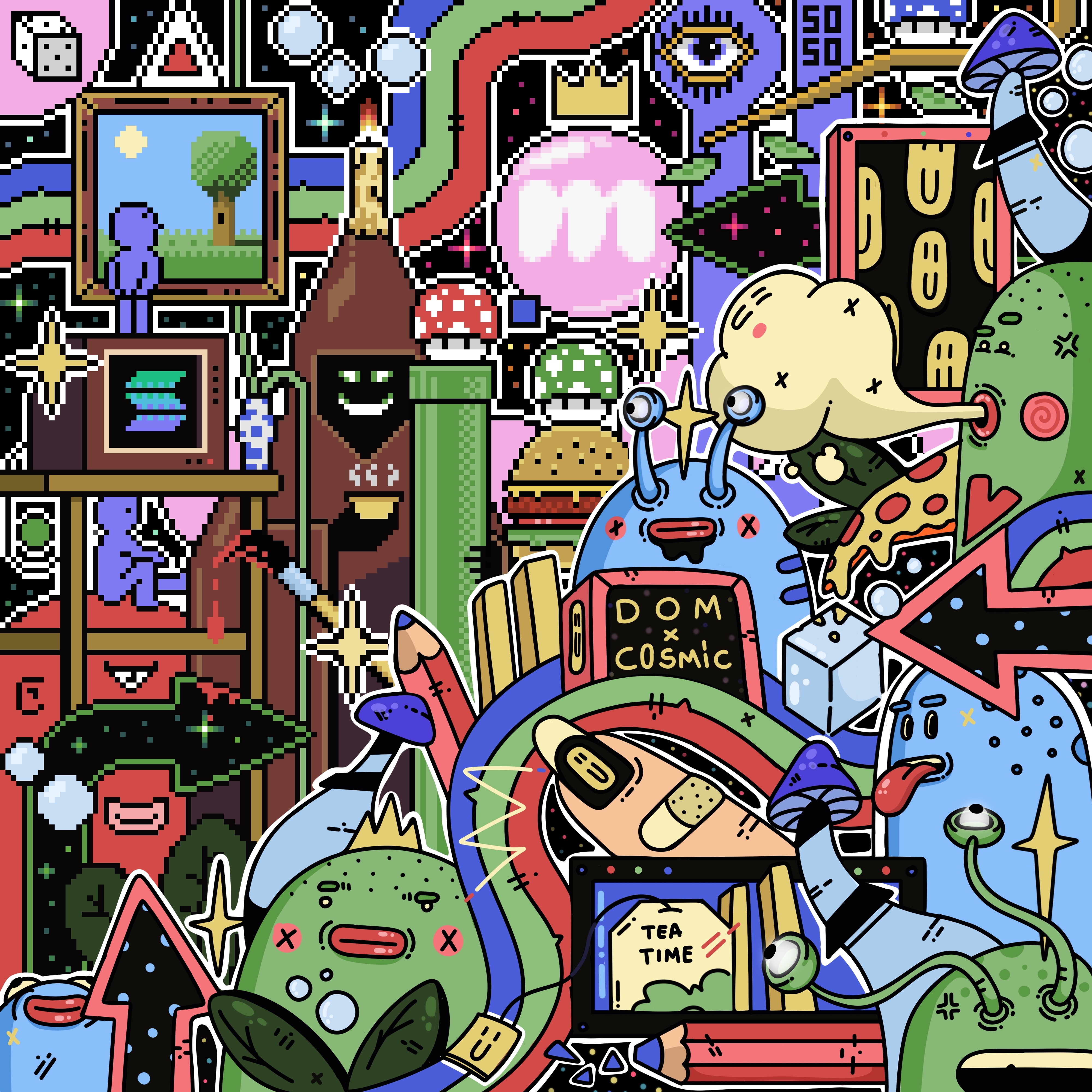 Tea Time NFT artwork