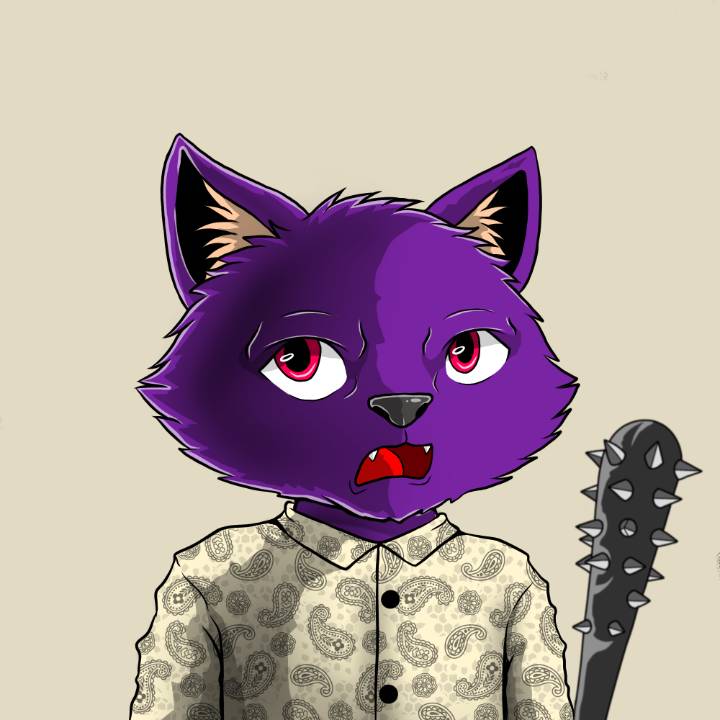WallowCats #249 NFT artwork