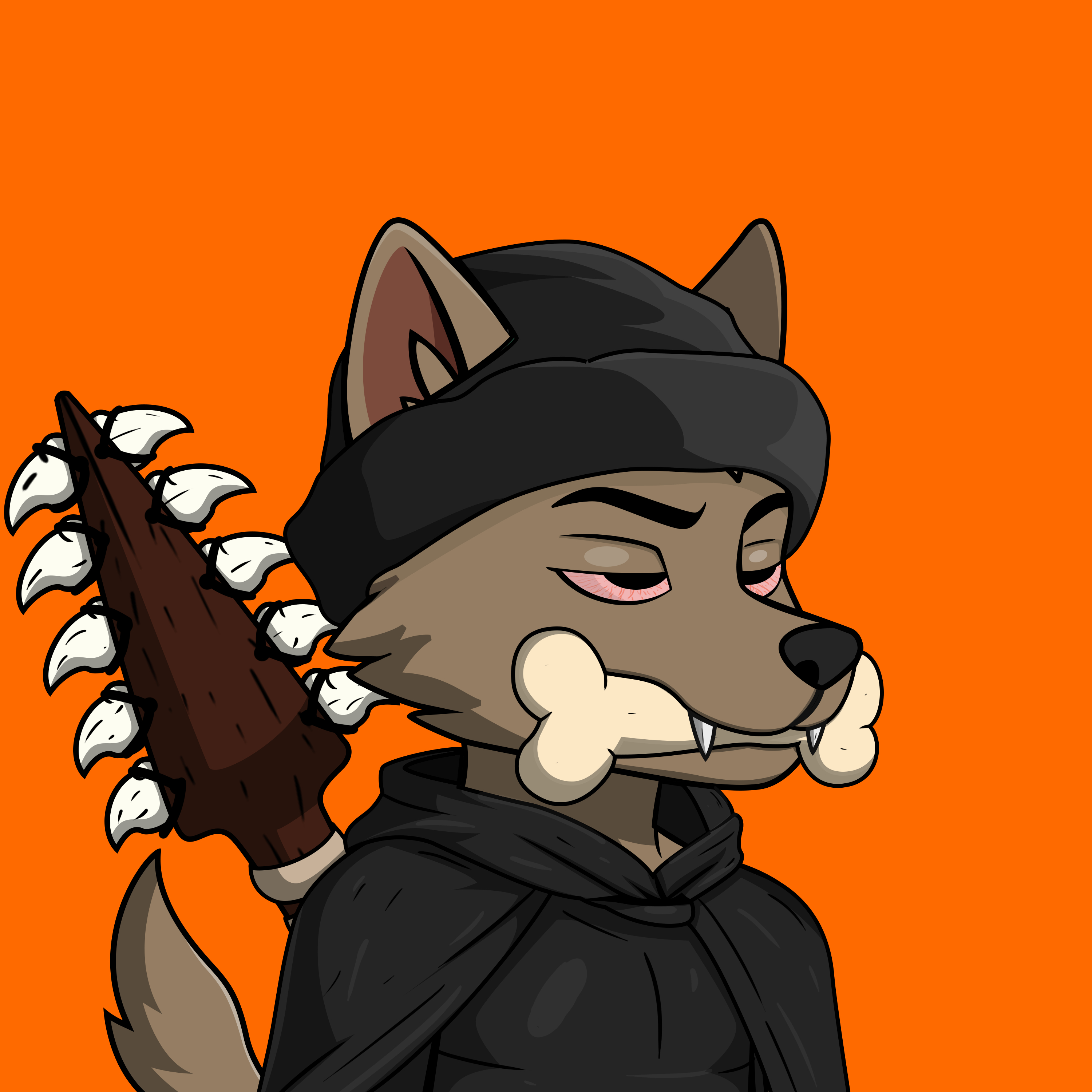 Apex Wolf #1297 NFT artwork