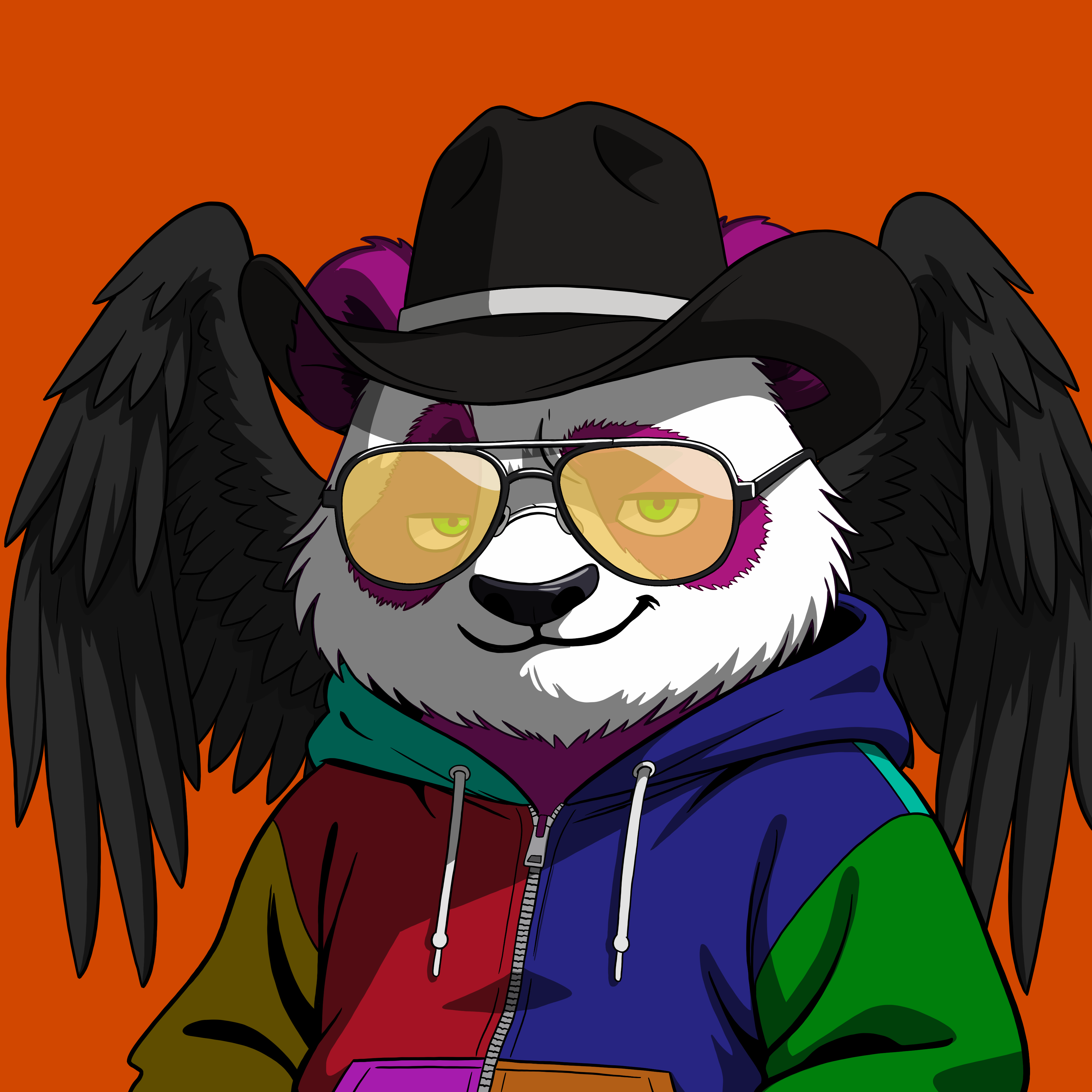 Pandas On Sol #2137 NFT artwork