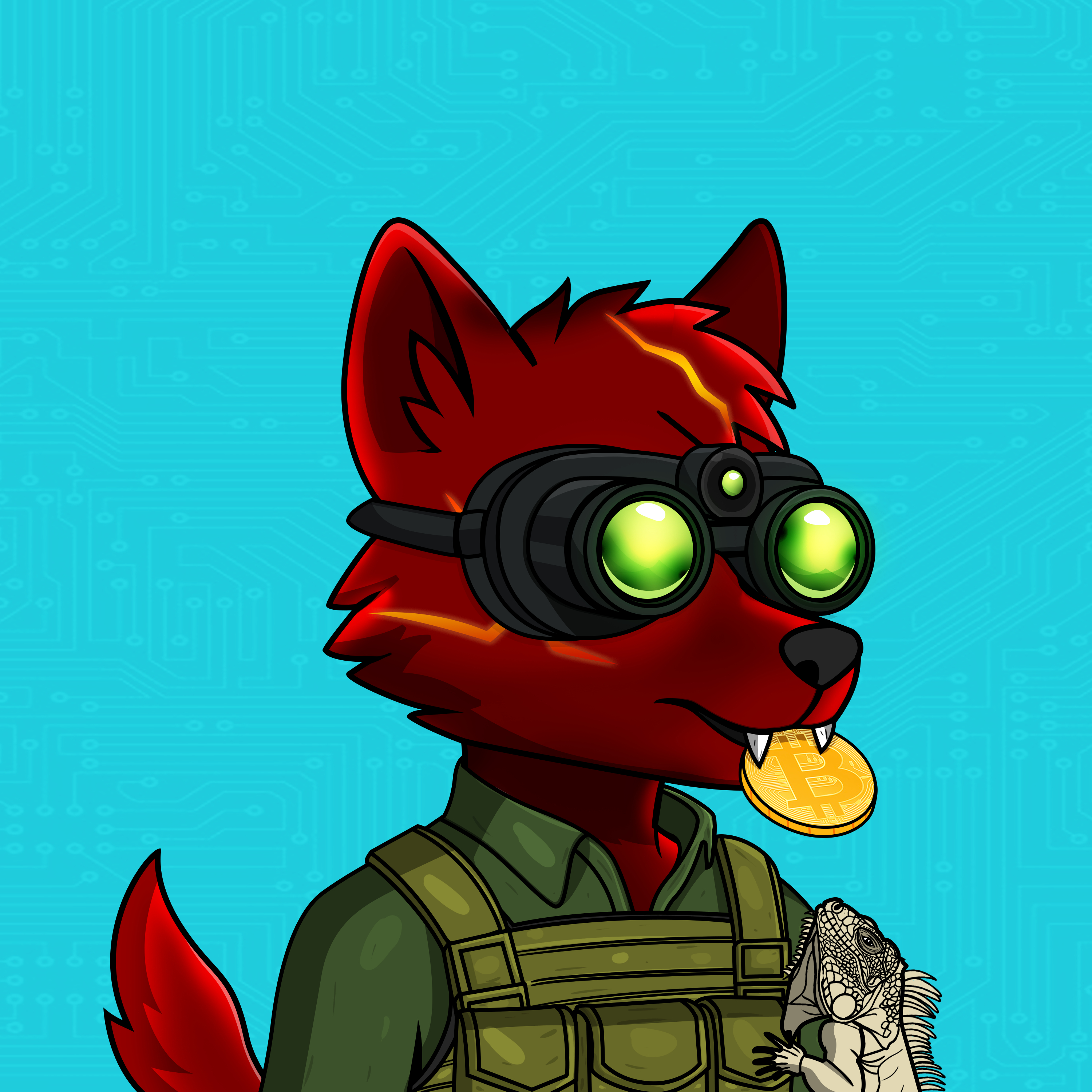 Apex Wolf #2774 NFT artwork