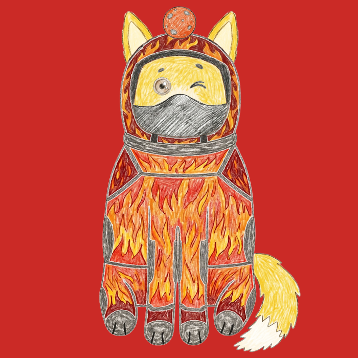 Space Shibas #7 NFT artwork