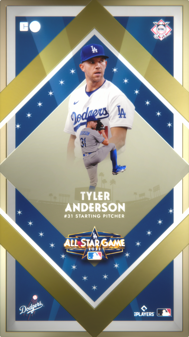 Tyler Anderson (10/388) NFT artwork
