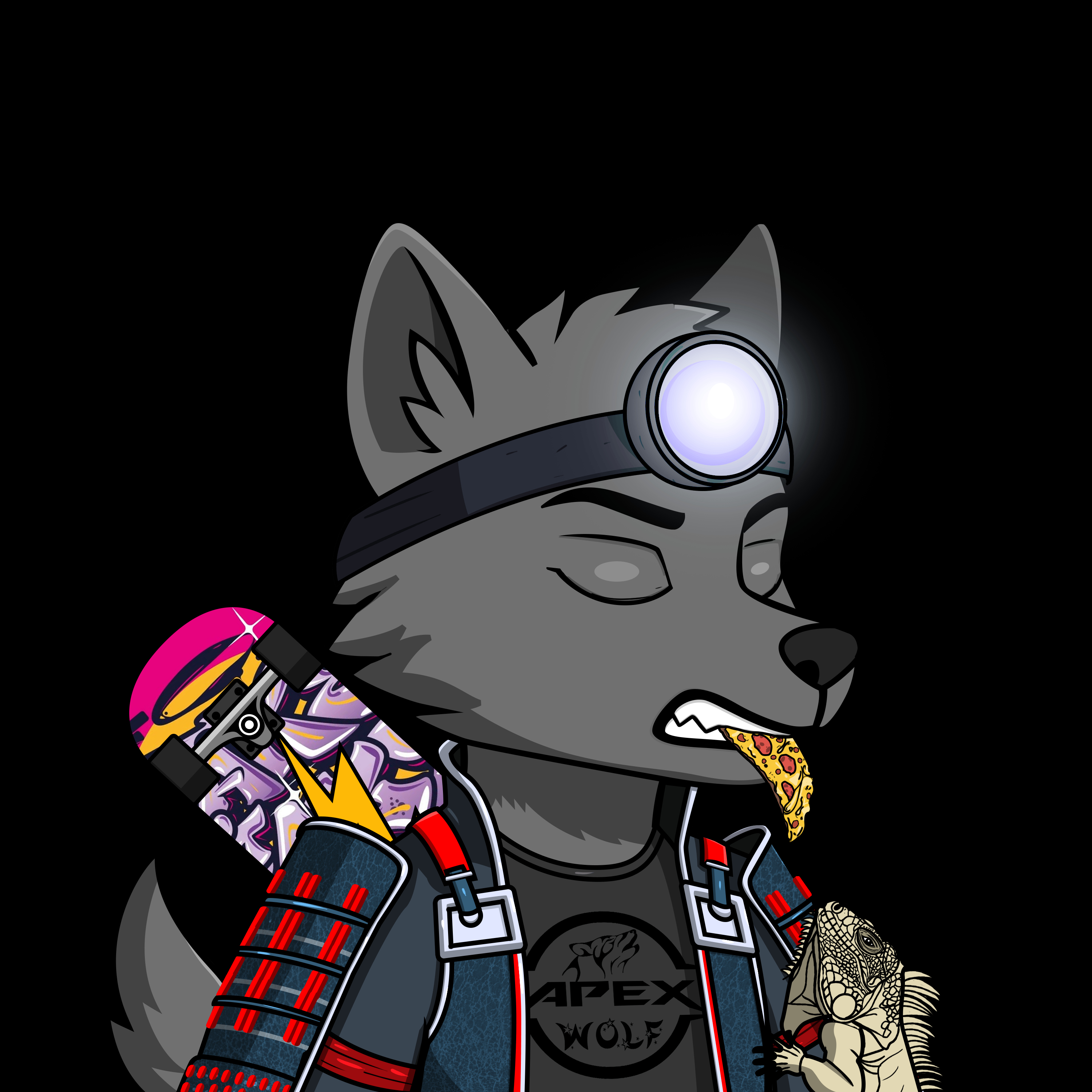 Apex Wolf #1009 NFT artwork