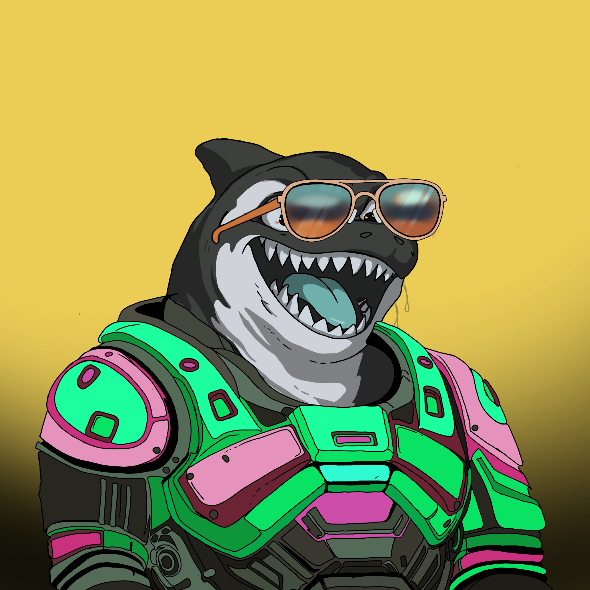 CRAZY ORCAS #47 NFT artwork