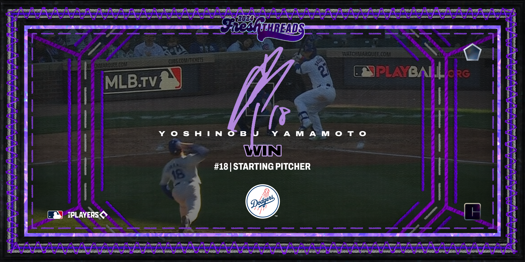 Yoshinobu Yamamoto - Win (7/25) NFT artwork