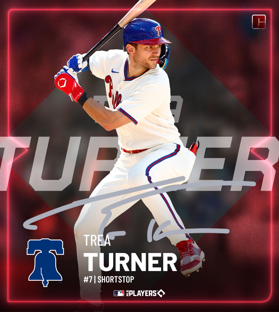Trea Turner- Present Insert 23 NFT artwork