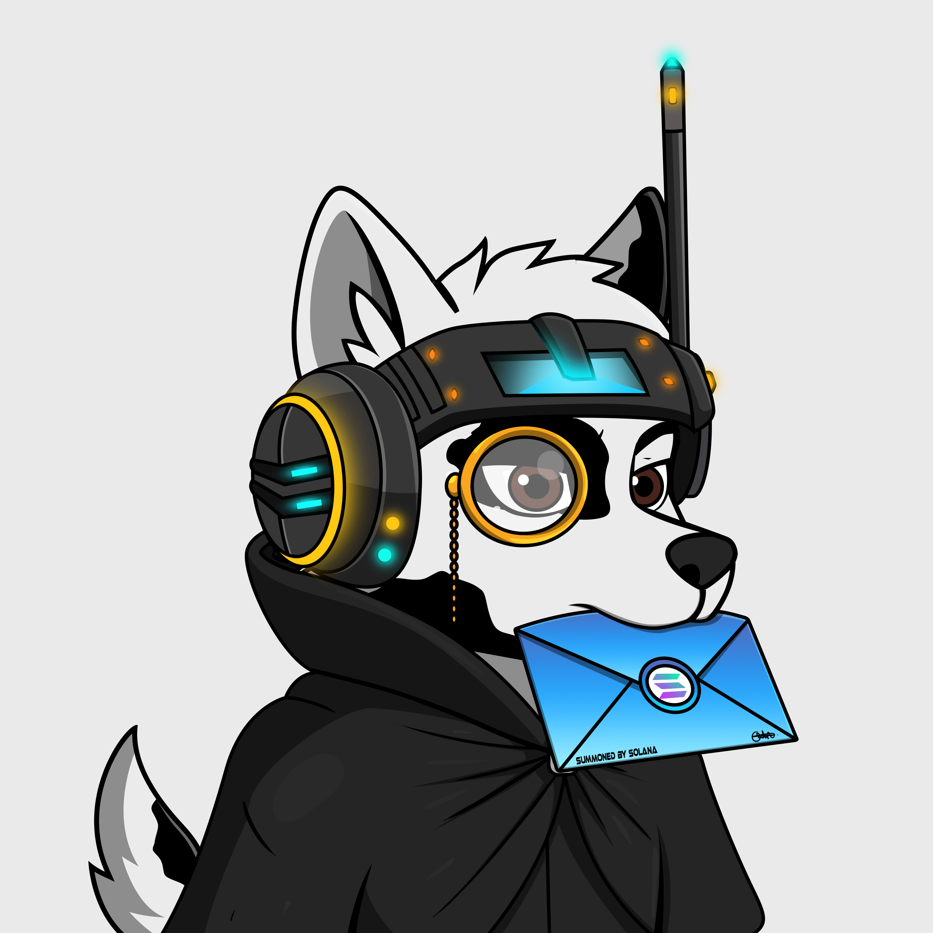 Apex Wolf #2287 NFT artwork