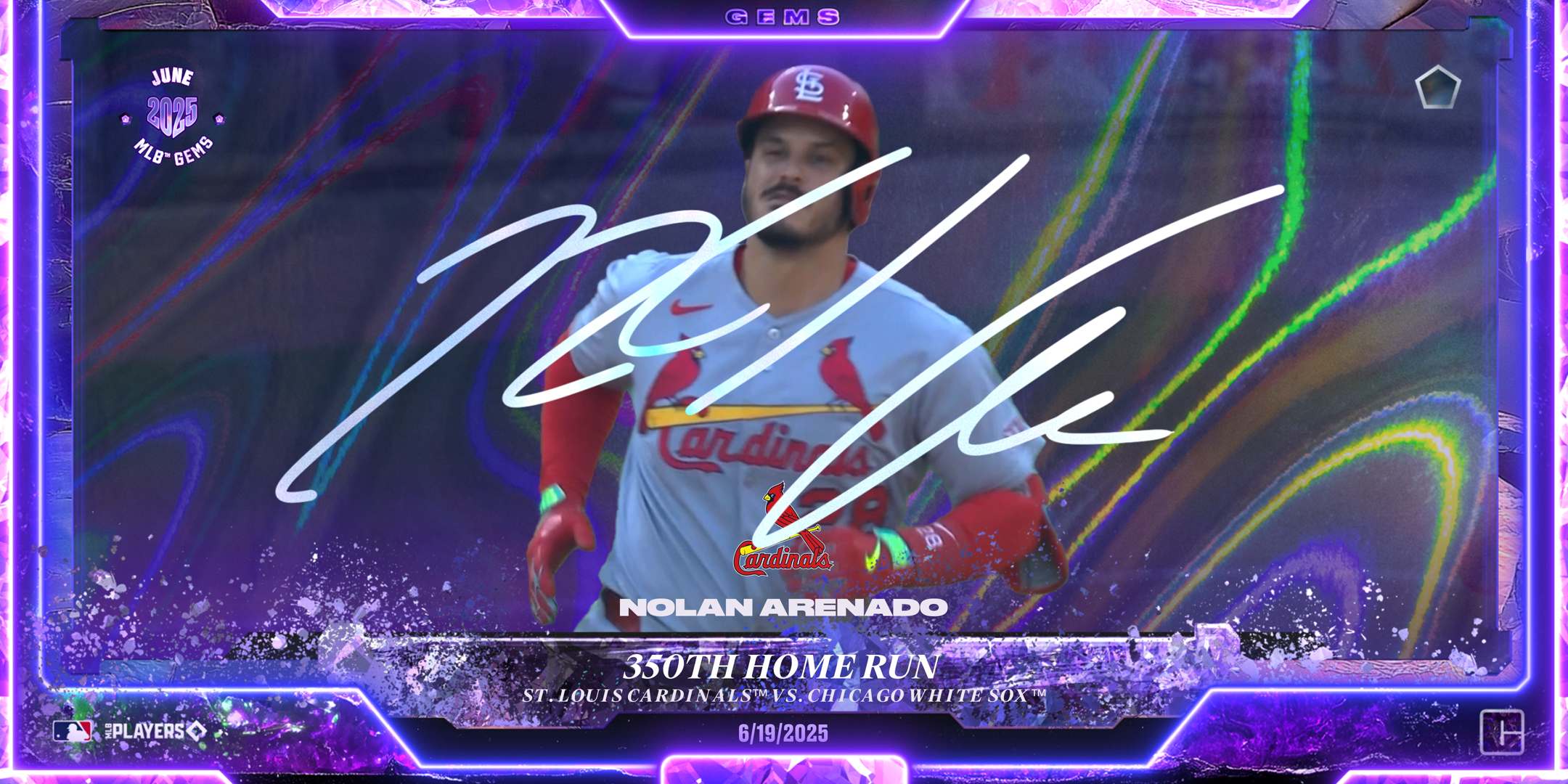 Nolan Arenado - 350th Home Run 3 NFT artwork