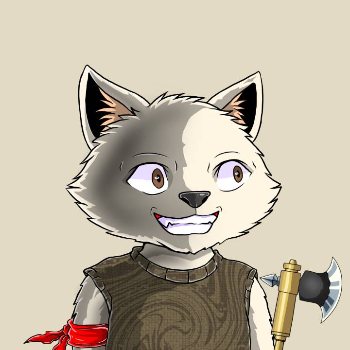 WallowCats #305 NFT artwork