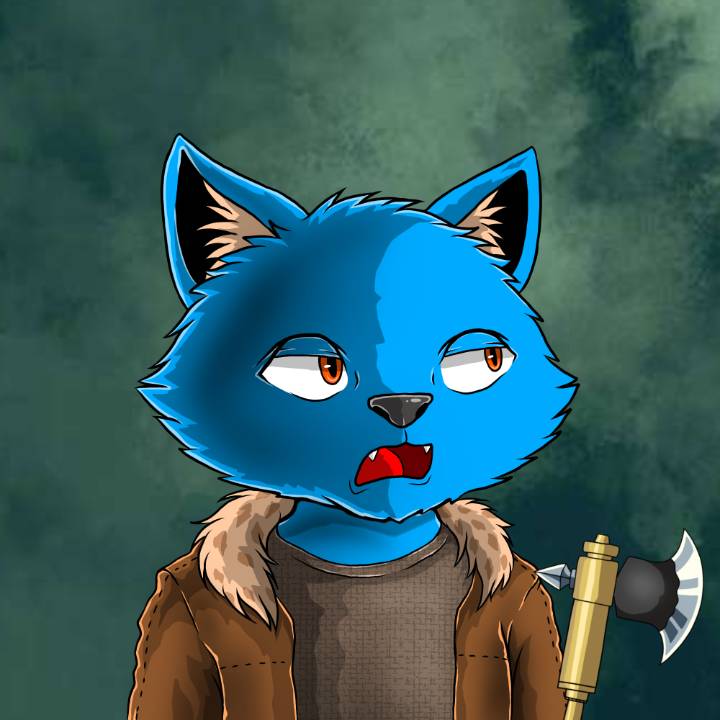 WallowCats #152 NFT artwork