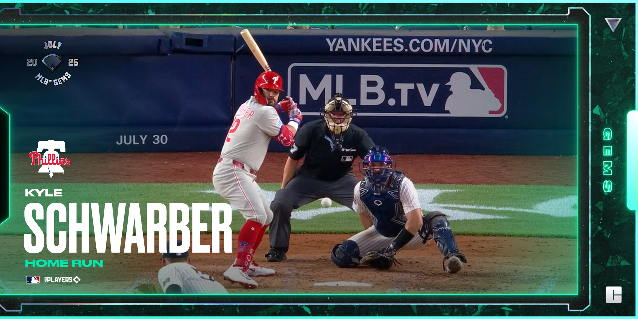 Kyle Schwarber - Home Run (260/400) NFT artwork