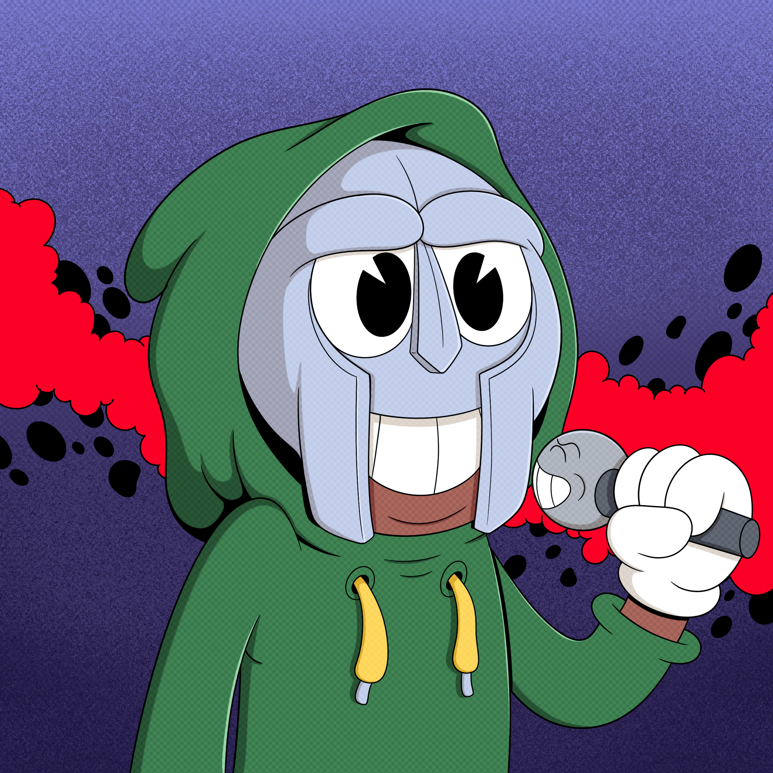 MF DOOM NFT artwork