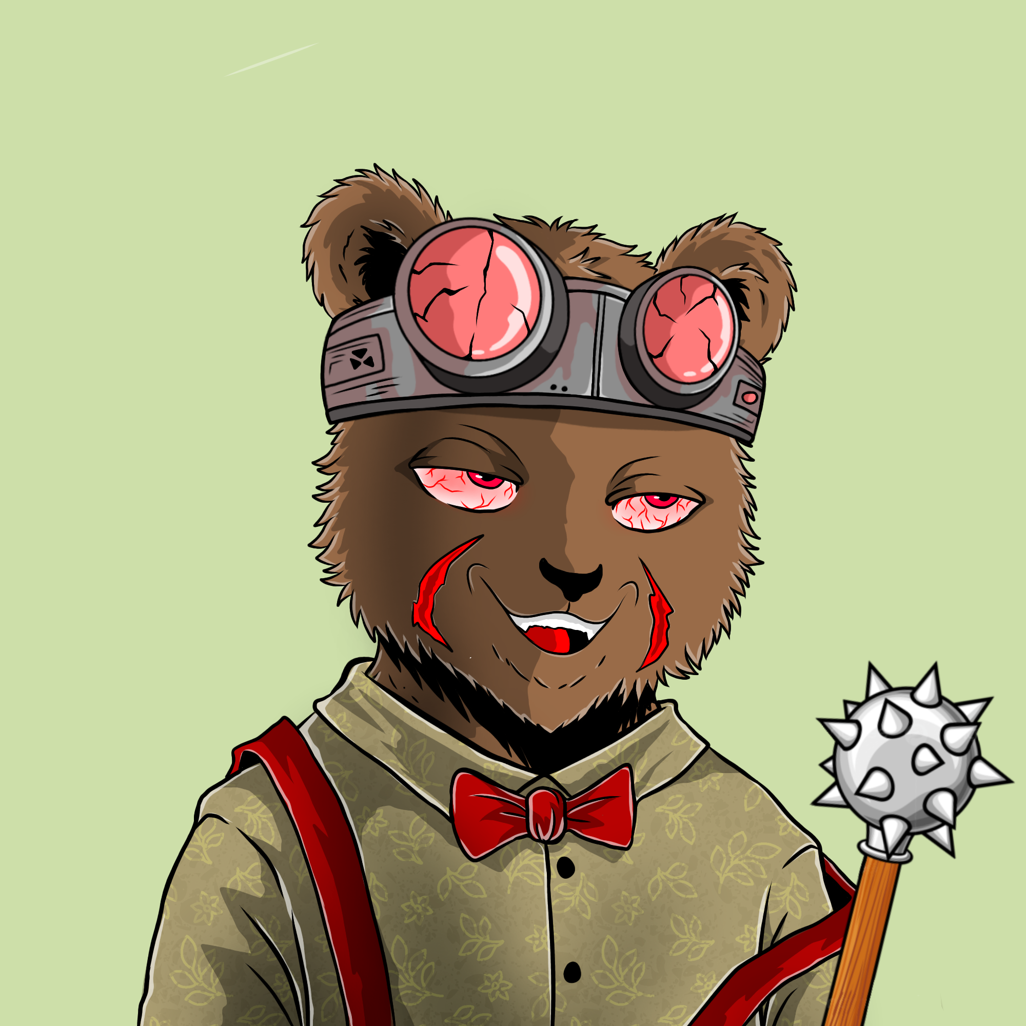 Lucky Bear Club #777 NFT artwork