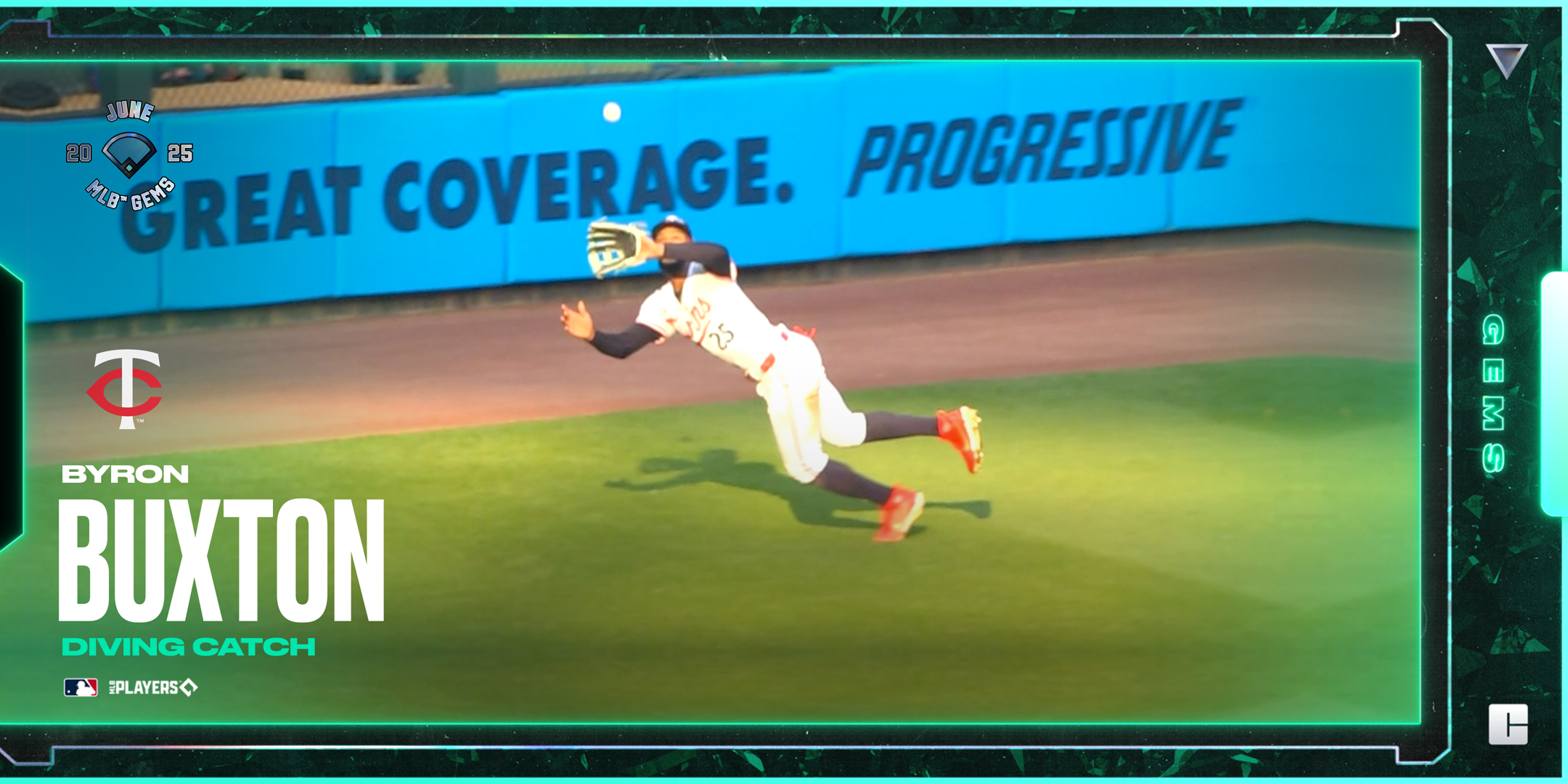 Byron Buxton - Diving Catch 304 NFT artwork